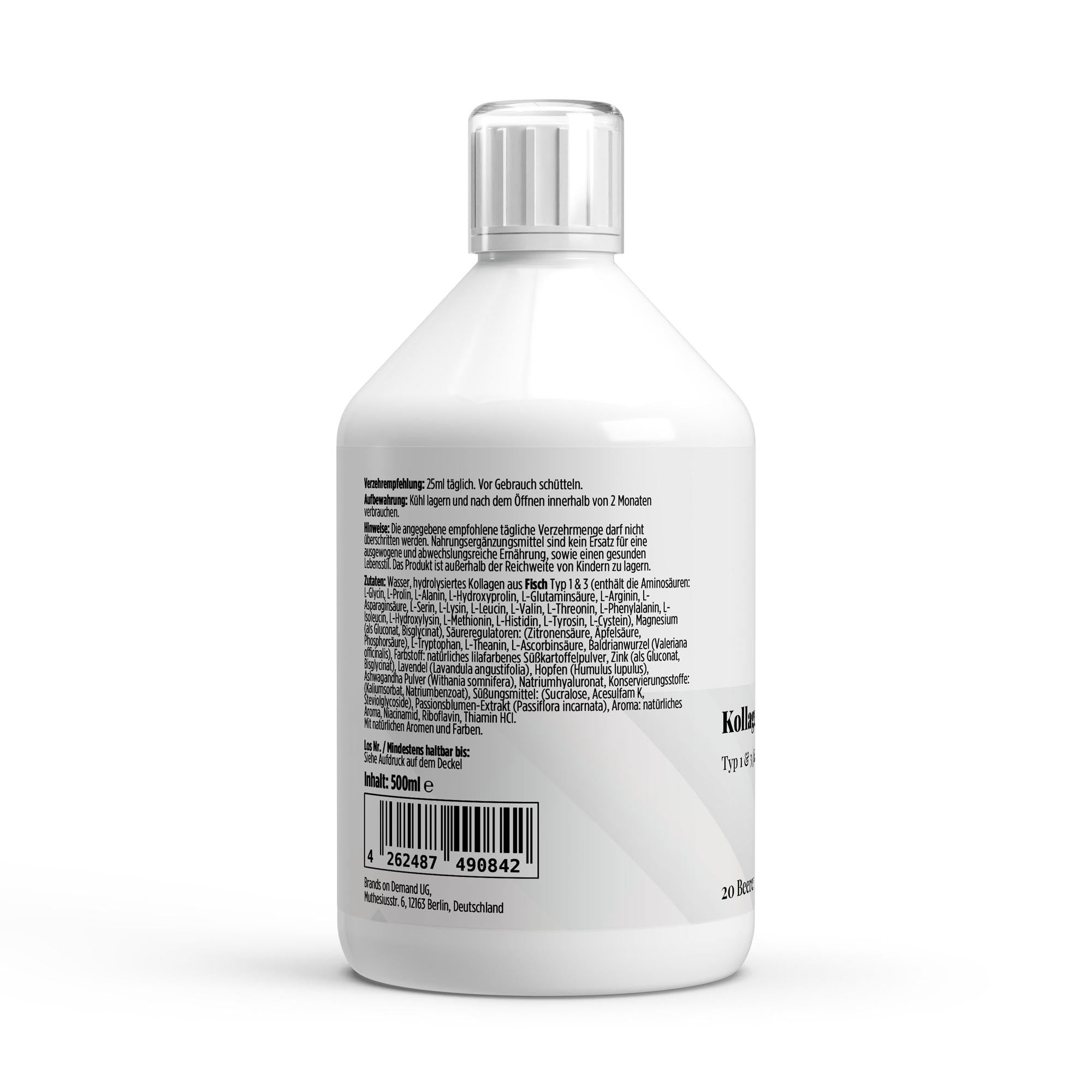 Kollagen Night Plus+ (1500 DA) Shots - 500ml
